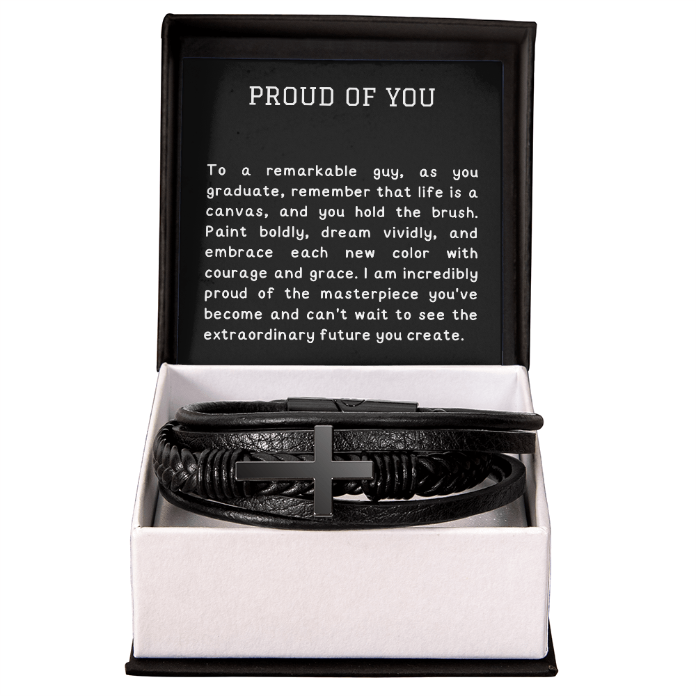 An inspiring message card graduation gift for him - Heartfelt Sparks