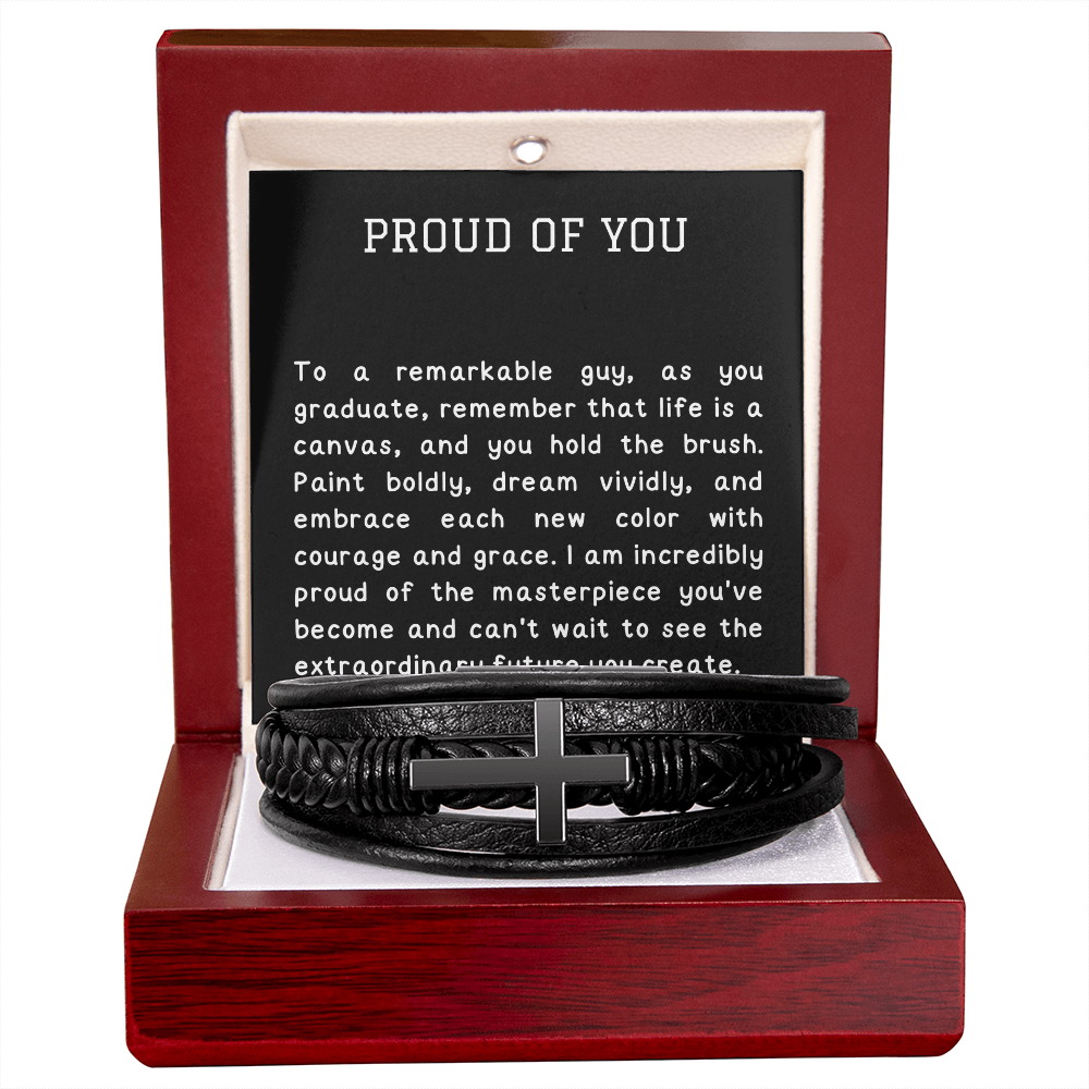 An inspiring message card graduation gift for him - Heartfelt Sparks