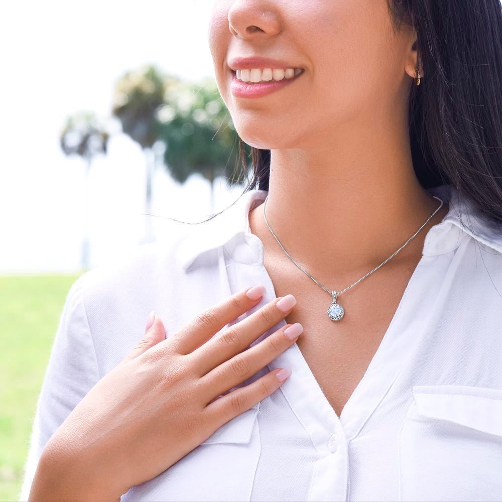 Eternal Hope Graduation Queen Necklace - Heartfelt Congratulations - Heartfelt Sparks