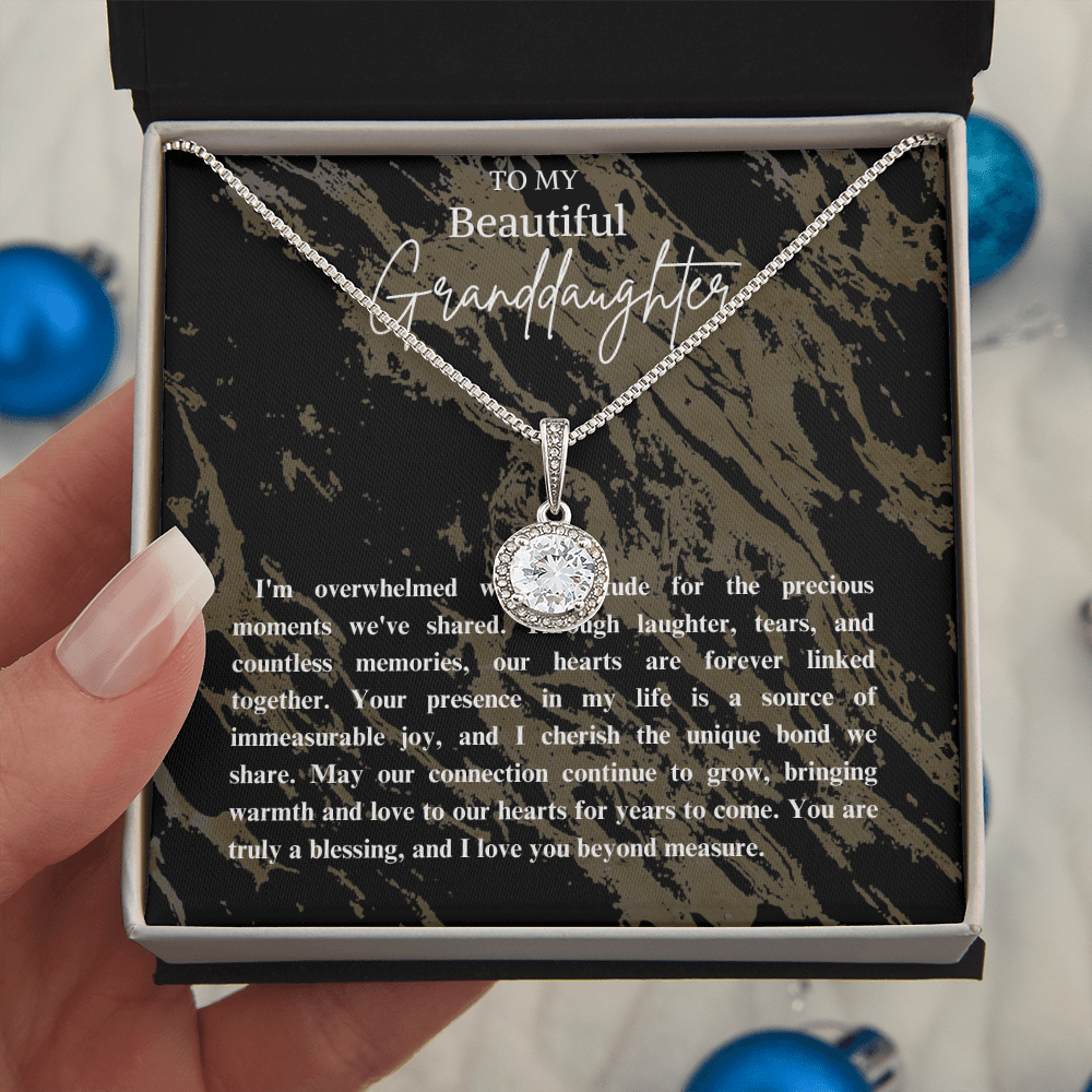 Birthday gift for granddaughter, jewelry message card - Heartfelt Sparks