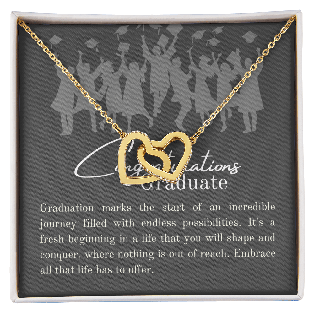 Congratulations graduate, message card for her graduation - Heartfelt Sparks