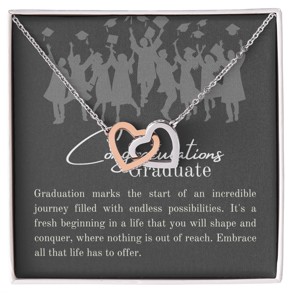 Congratulations graduate, message card for her graduation - Heartfelt Sparks