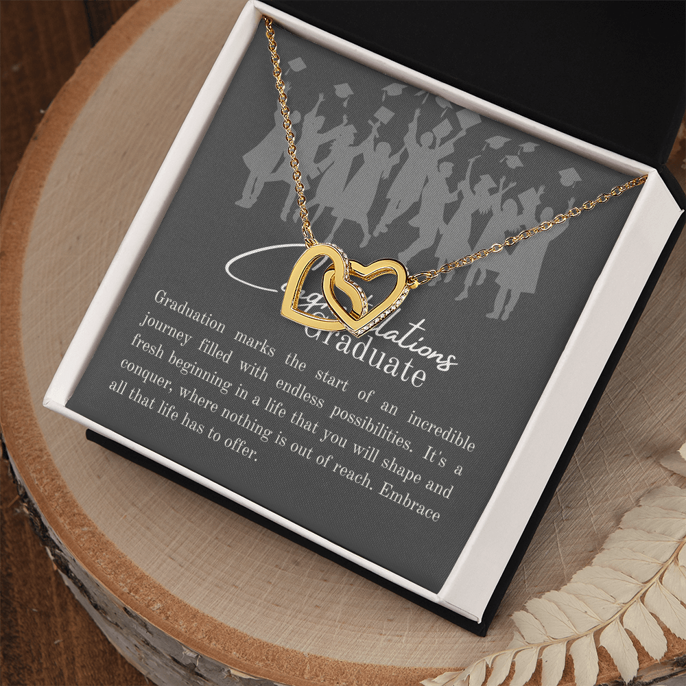 Congratulations graduate, message card for her graduation - Heartfelt Sparks