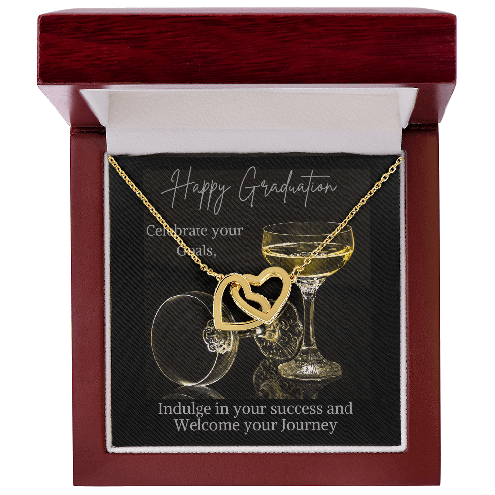 Graduation gift for her, jewelry message card - Heartfelt Sparks