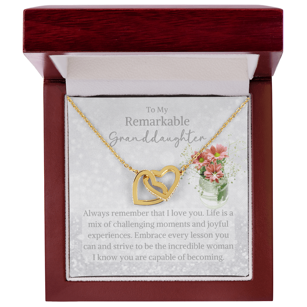 Graduation jewelry message card for granddaughter - Heartfelt Sparks