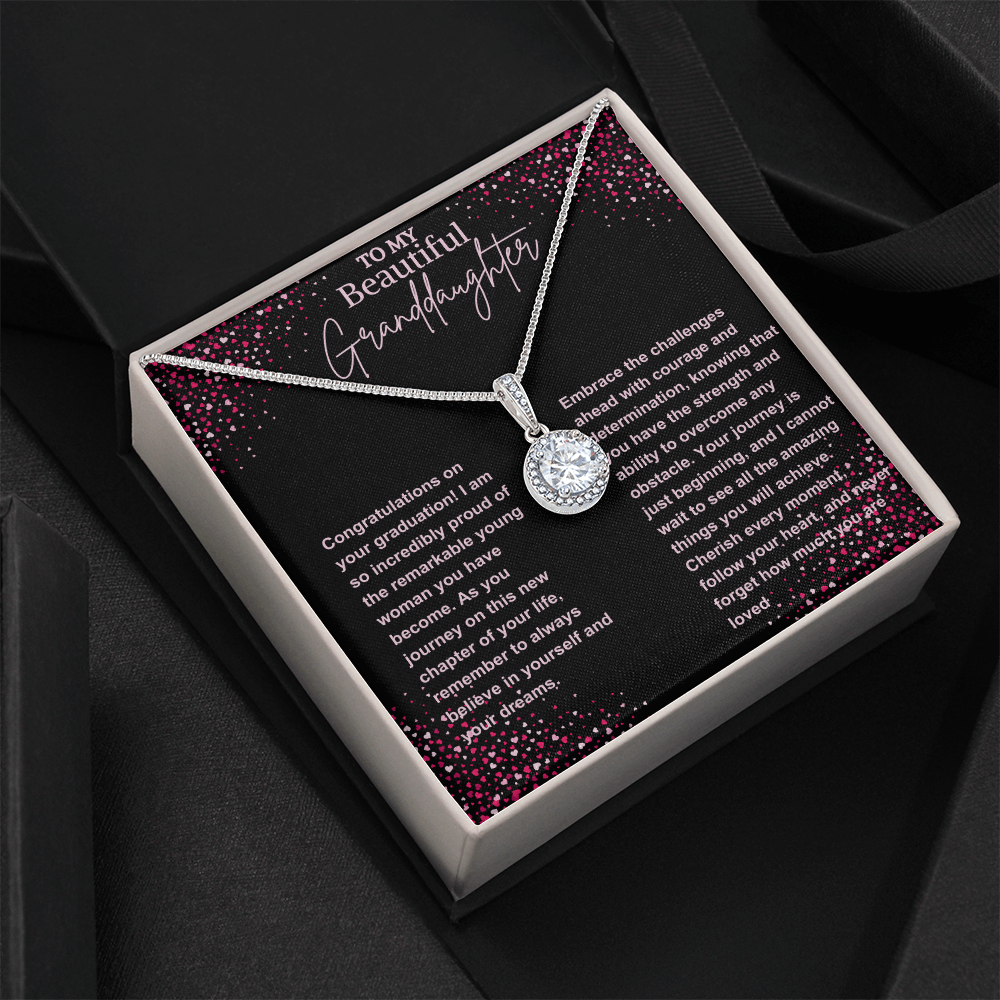Graduation jewelry message card gift for granddaughter - Heartfelt Sparks