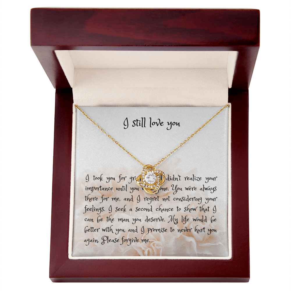 I still love you, apology gift for her - Heartfelt Sparks