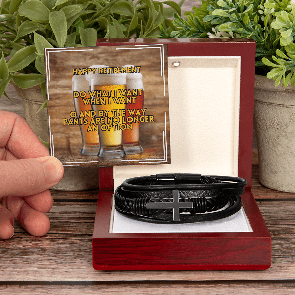 Retirement gift for him, funny message card - Heartfelt Sparks