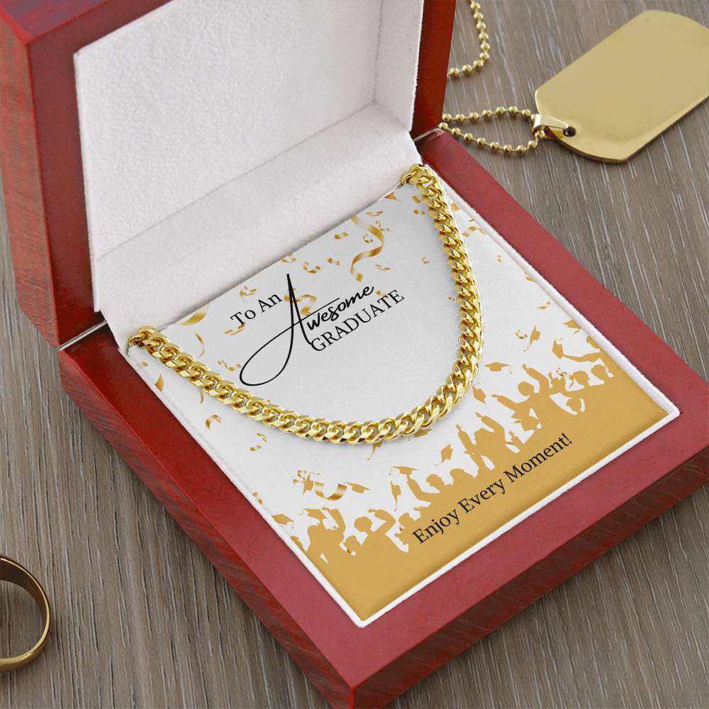 To an Awesome Graduate jewelry message card, graduation gift - Heartfelt Sparks