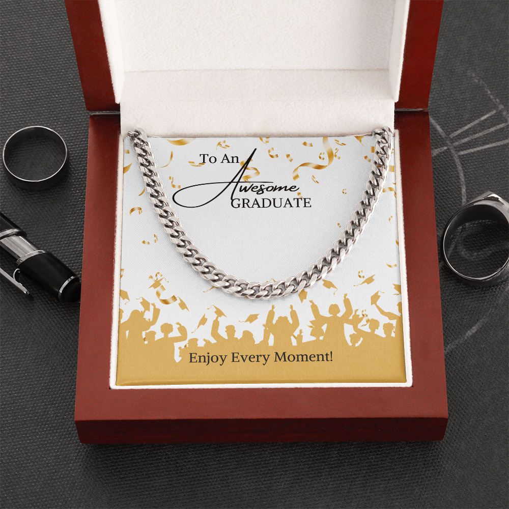 To an Awesome Graduate jewelry message card, graduation gift - Heartfelt Sparks