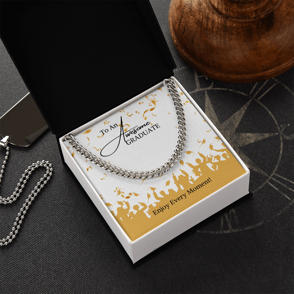 To an Awesome Graduate jewelry message card, graduation gift - Heartfelt Sparks