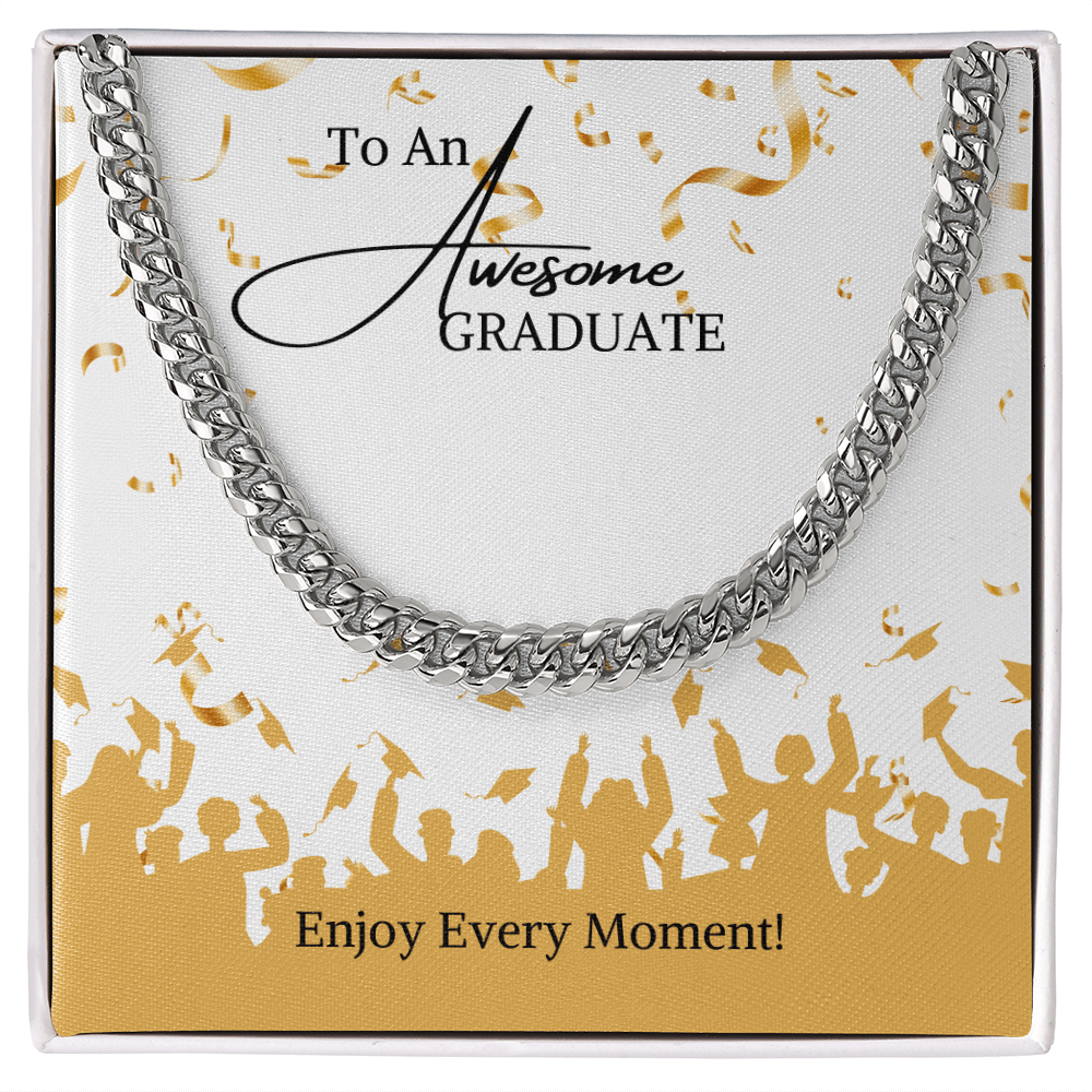 To an Awesome Graduate jewelry message card, graduation gift - Heartfelt Sparks