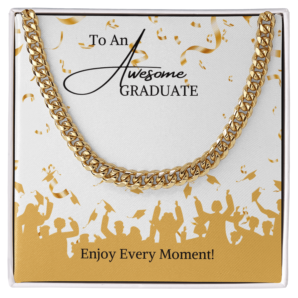 To an Awesome Graduate jewelry message card, graduation gift - Heartfelt Sparks