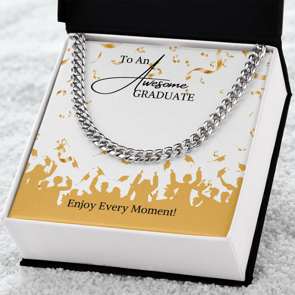 To an Awesome Graduate jewelry message card, graduation gift - Heartfelt Sparks