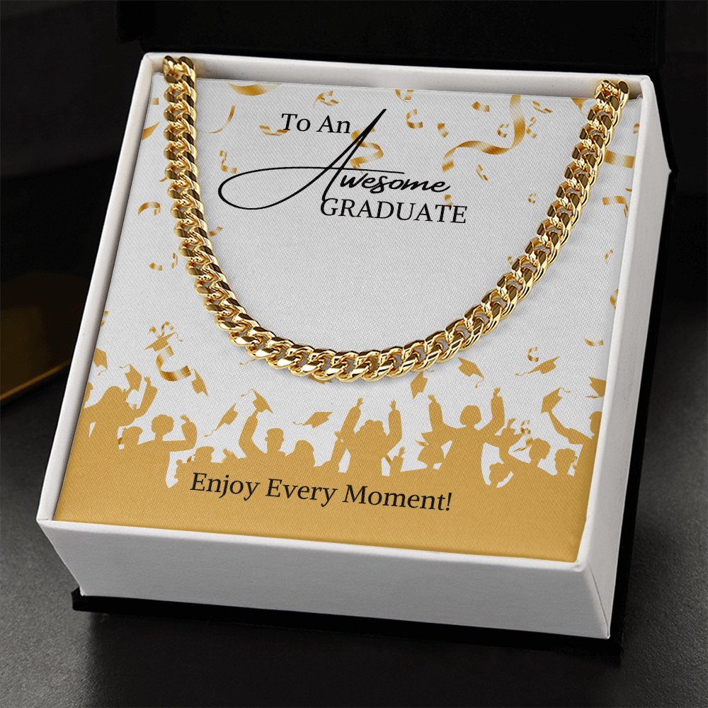 To an Awesome Graduate jewelry message card, graduation gift - Heartfelt Sparks