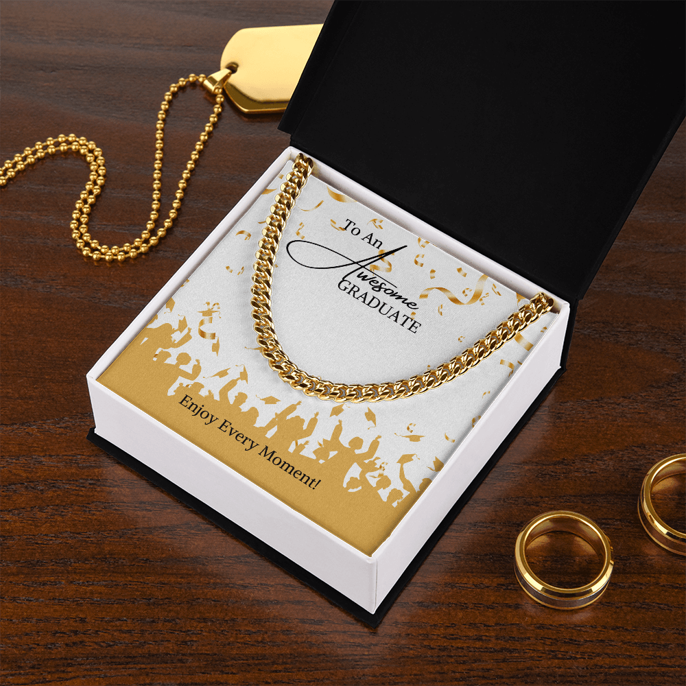 To an Awesome Graduate jewelry message card, graduation gift - Heartfelt Sparks