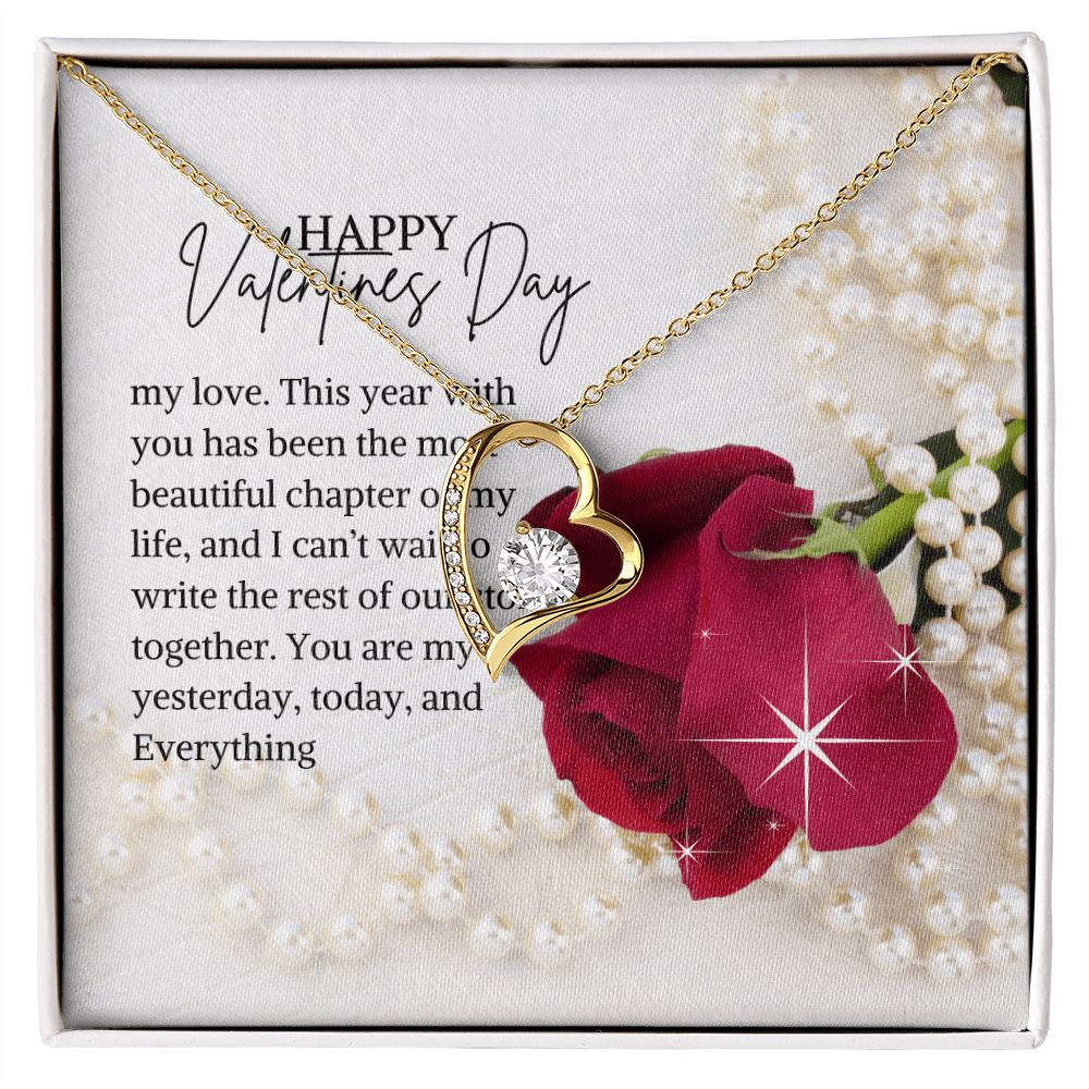 Valentine's Day jewelry message card, gift - Heartfelt Sparks