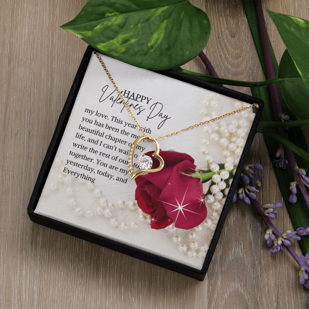 Valentine's Day jewelry message card, gift - Heartfelt Sparks