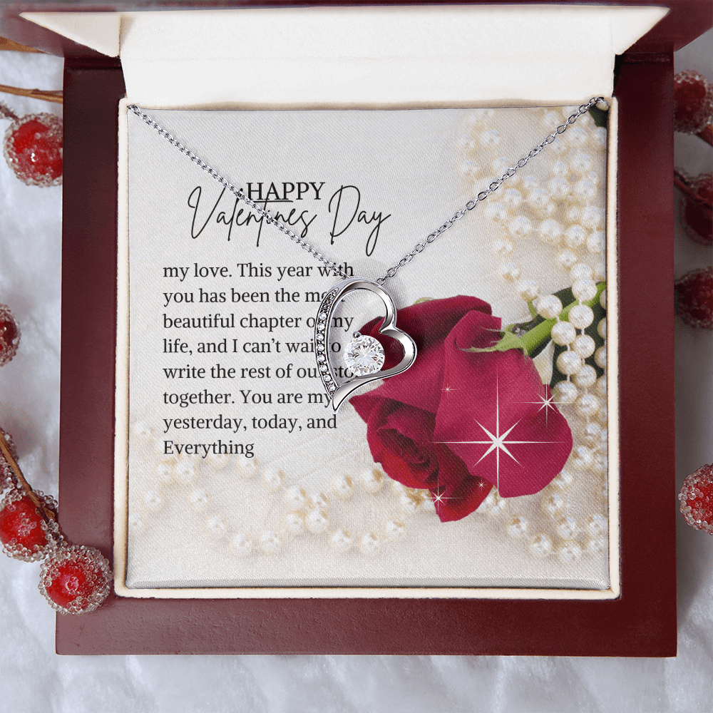 Valentine's Day jewelry message card, gift - Heartfelt Sparks