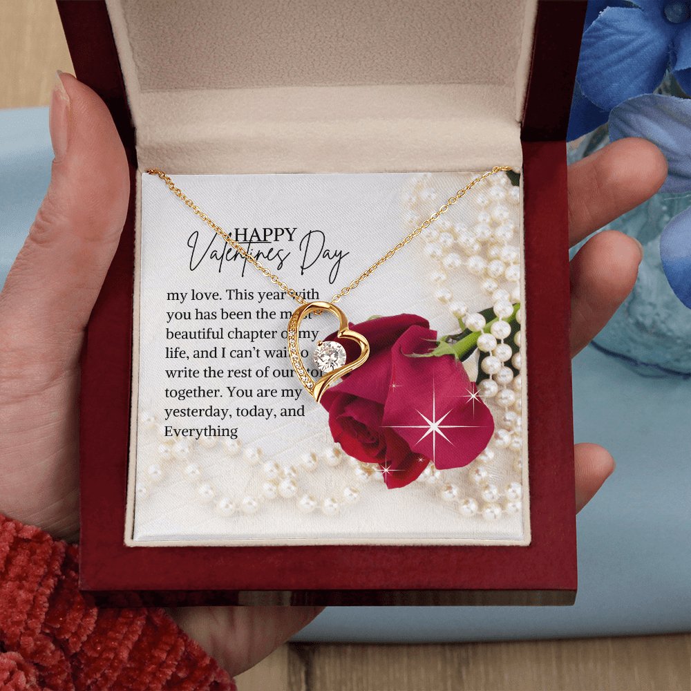 Valentine's Day jewelry message card, gift - Heartfelt Sparks