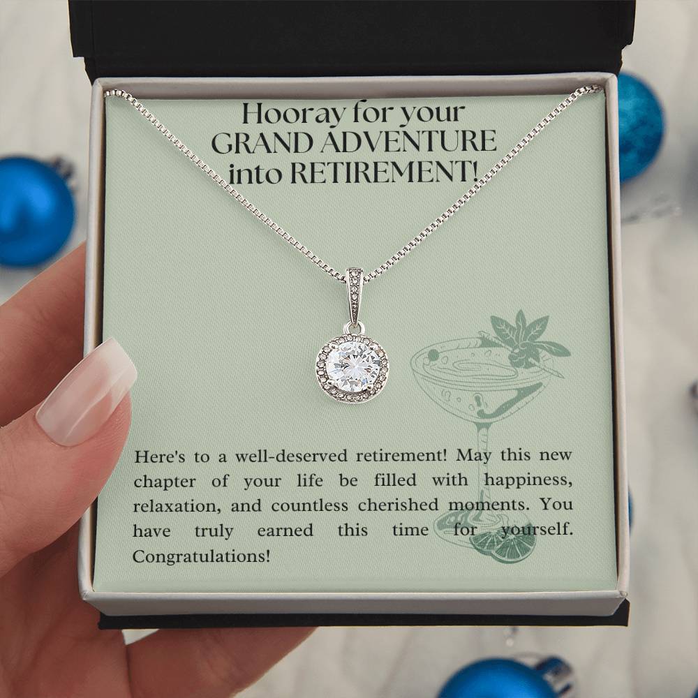 Hooray for your grand adventure into retirement, beautiful eternal hope necklace gift for that special someone - Heartfelt Sparks