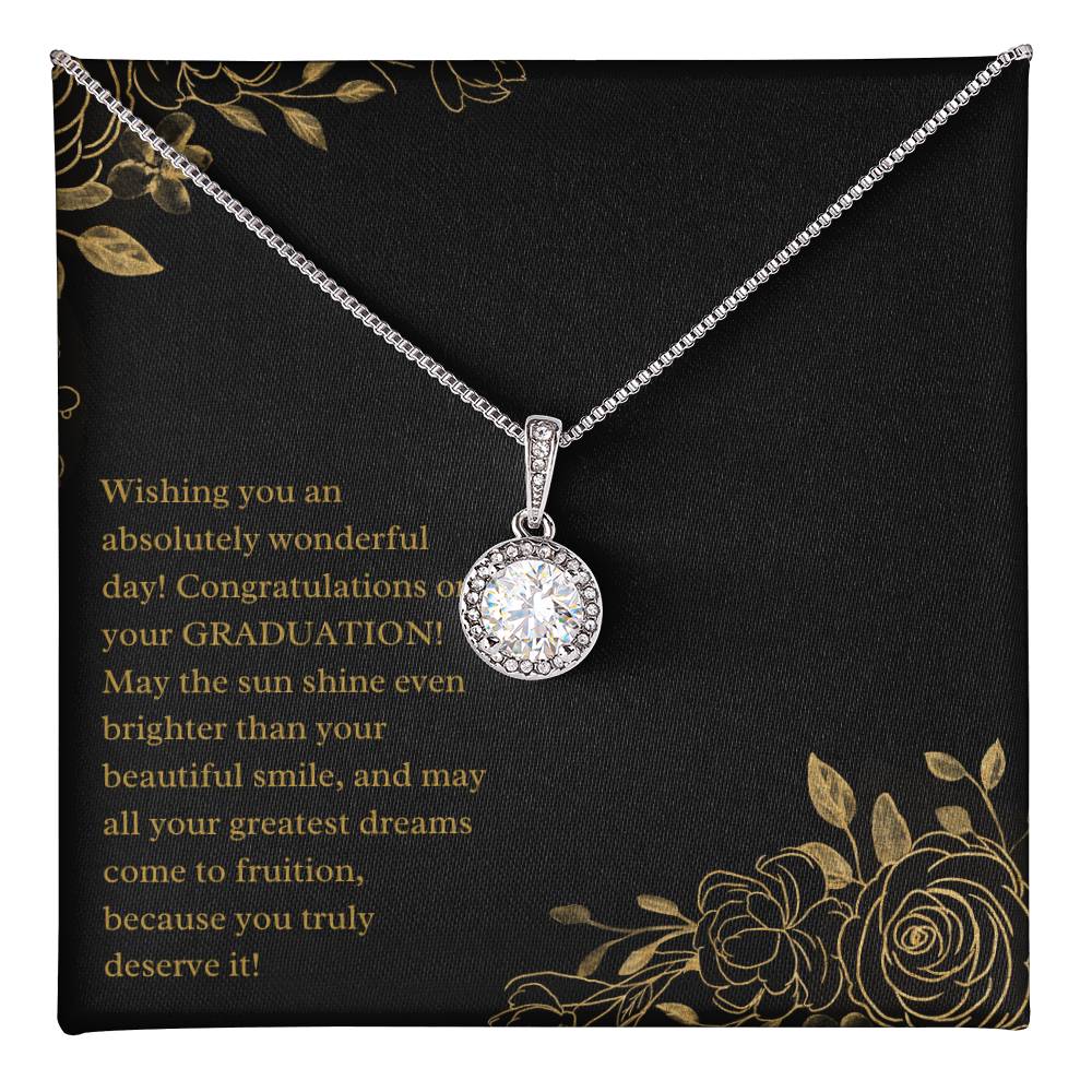 Beautiful, elegant design with a heartfelt inspiring graduation jewelry message card gift for her special day - Heartfelt Sparks