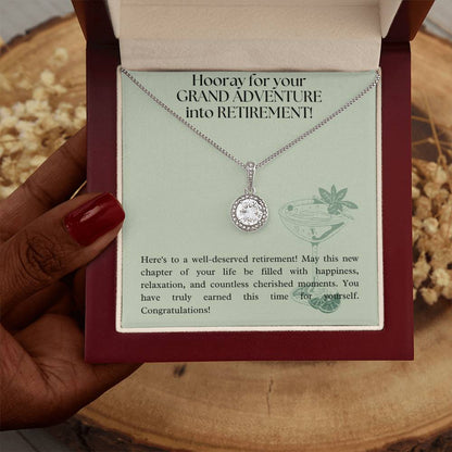 Hooray for your grand adventure into retirement, beautiful eternal hope necklace gift for that special someone - Heartfelt Sparks