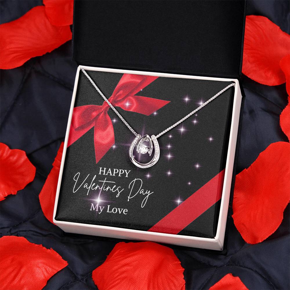 Valentine's Day jewelry message card, gift