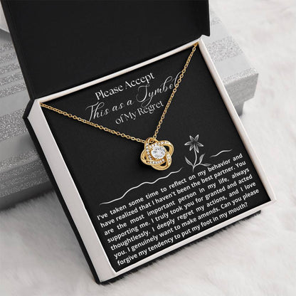Regret Jewelry Message Card - Apology Gift