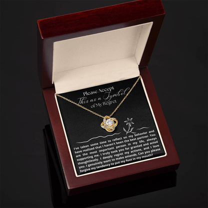 Regret Jewelry Message Card - Apology Gift