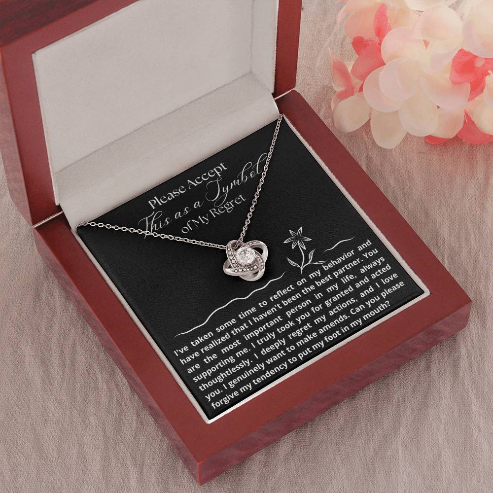 Regret Jewelry Message Card - Apology Gift