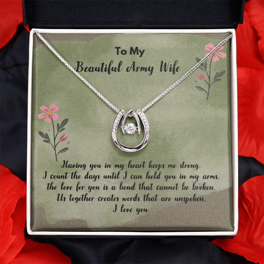 Birthday message card gift for army wife - Heartfelt Sparks