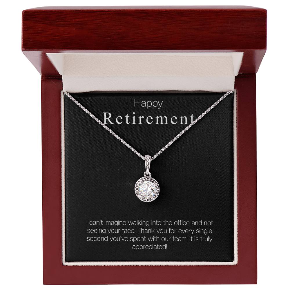 Happy retirement gift for coworker, eternal hope necklace - Heartfelt Sparks