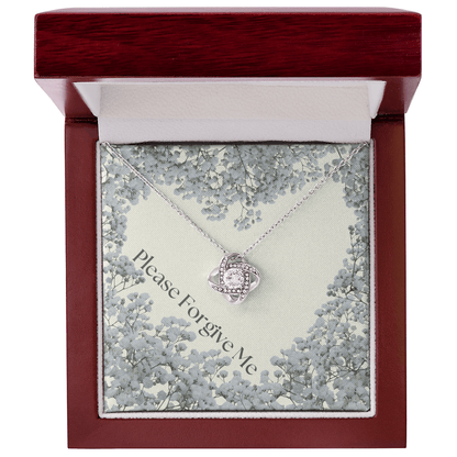 Please forgive me Jewelry message card, apology gift for her - Heartfelt Sparks
