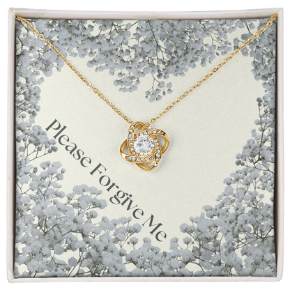Please forgive me Jewelry message card, apology gift for her - Heartfelt Sparks