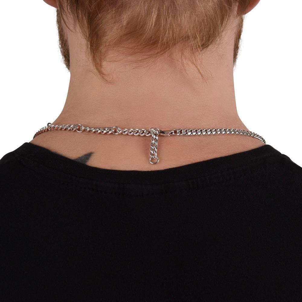 This guy's retired jewelry message card, Cuban link chain retirement gift for him - Heartfelt Sparks