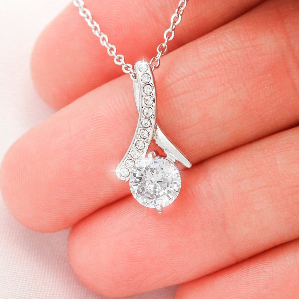 Time Apart alluring beauty necklace, apology message card gift - Heartfelt Sparks
