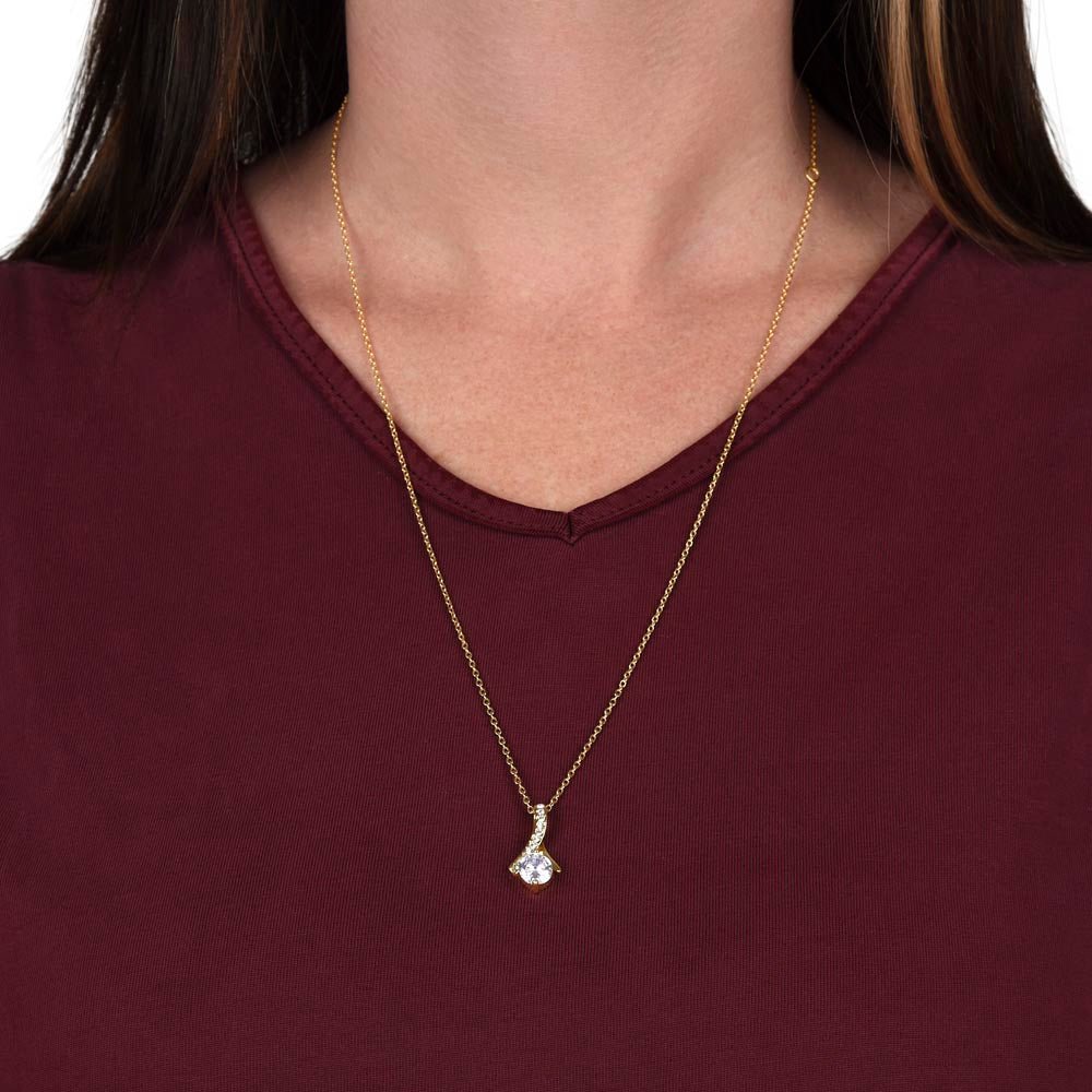 Time Apart alluring beauty necklace, apology message card gift - Heartfelt Sparks