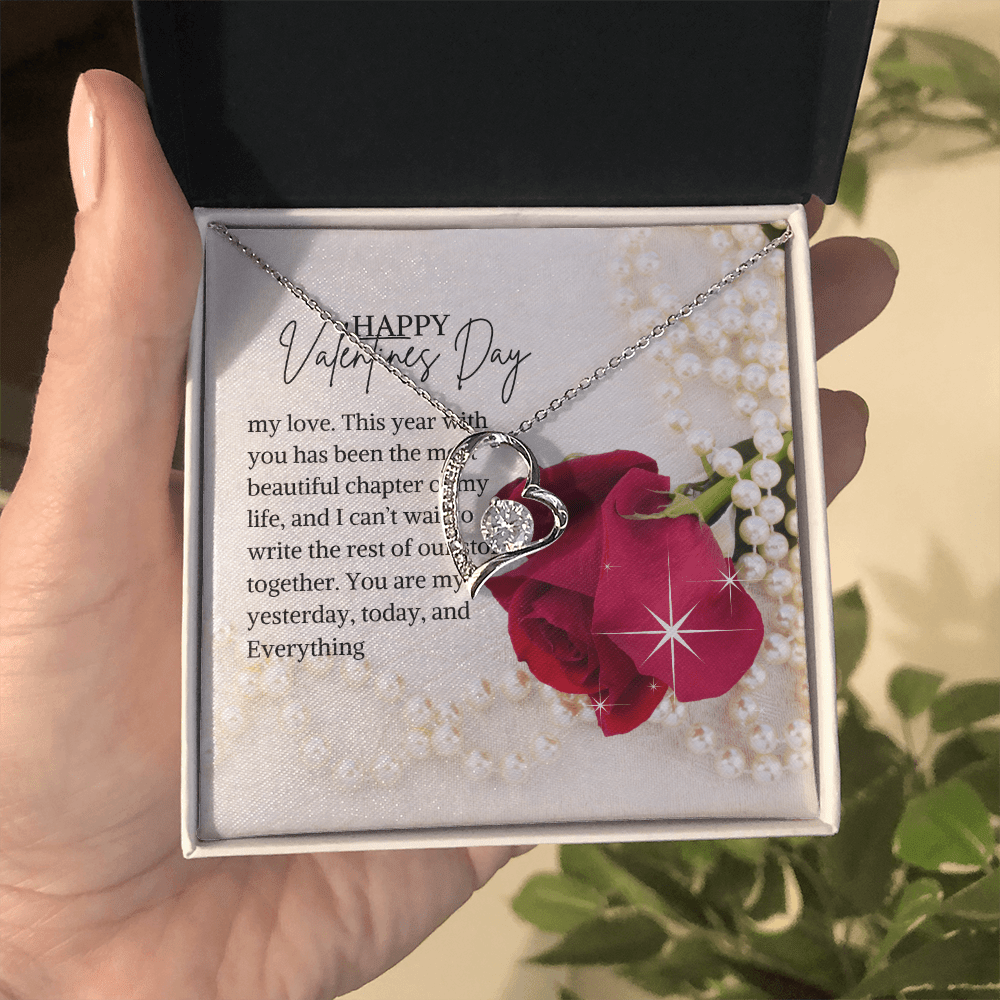 Valentine's Day jewelry message card, gift - Heartfelt Sparks