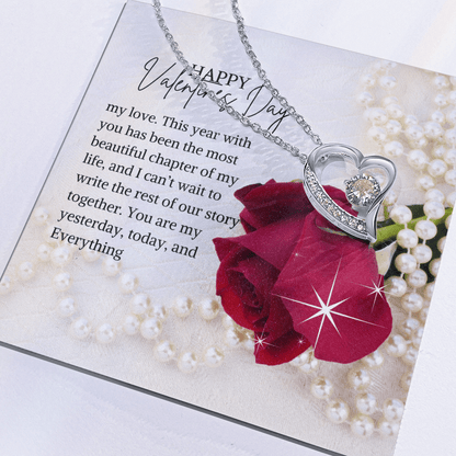 Valentine's Day jewelry message card, gift - Heartfelt Sparks