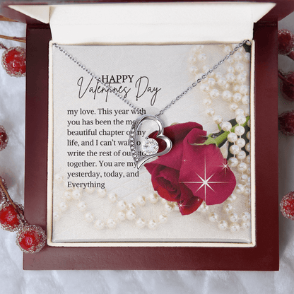 Valentine's Day jewelry message card, gift - Heartfelt Sparks