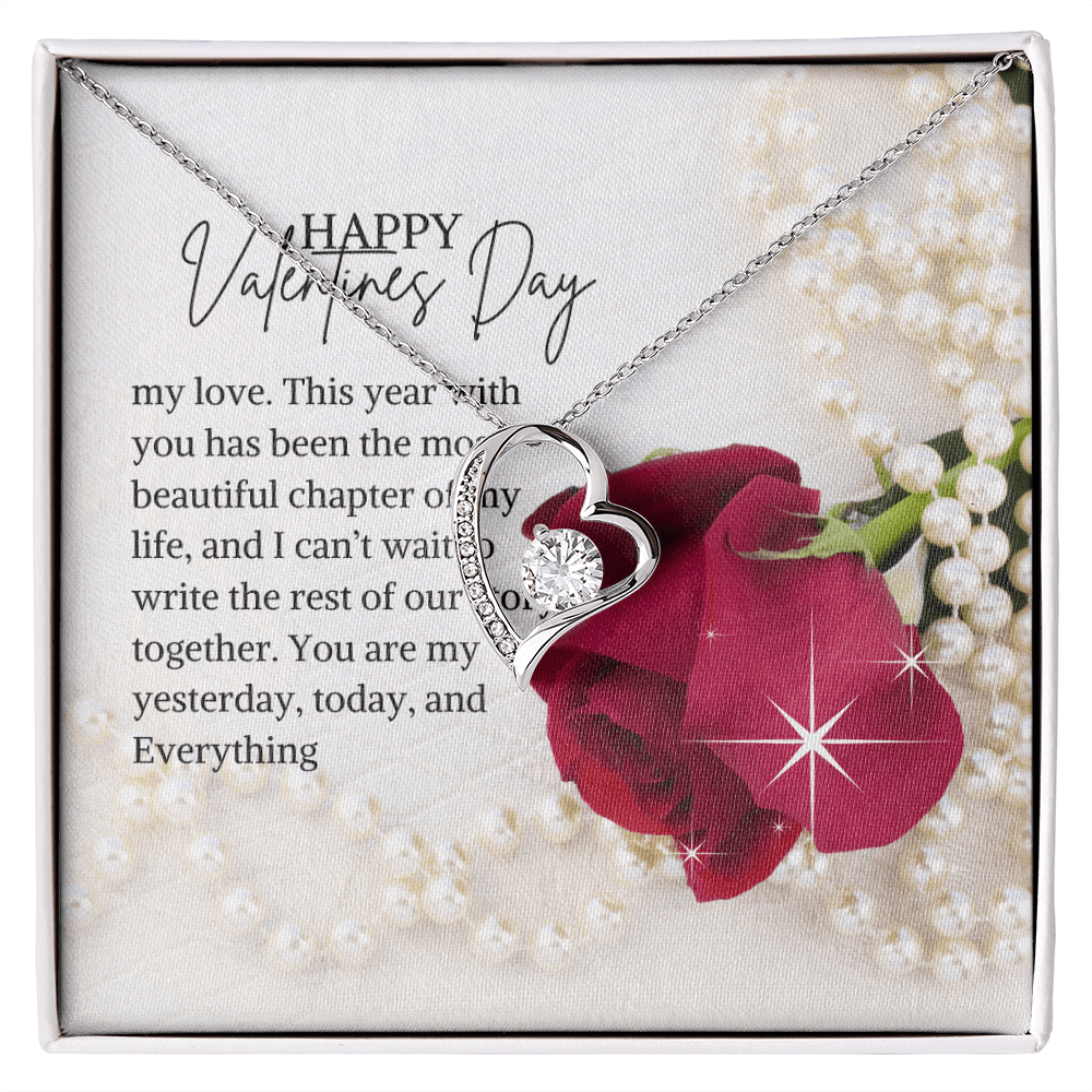 Valentine's Day jewelry message card, gift - Heartfelt Sparks